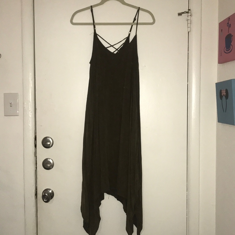 Asymmetrical Hem Dress
